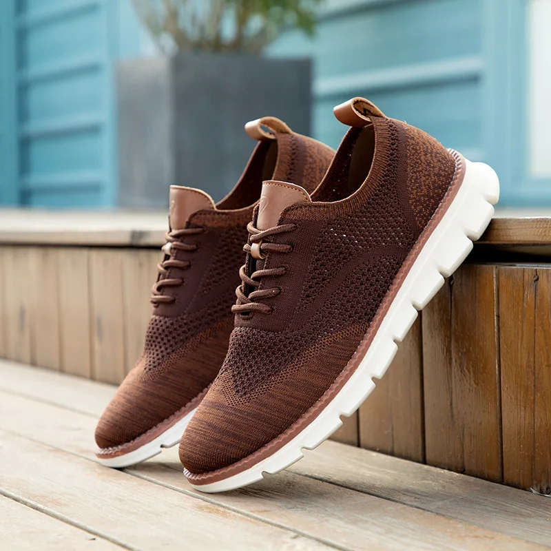 Arden Leather Knit Sneakers - Image 3