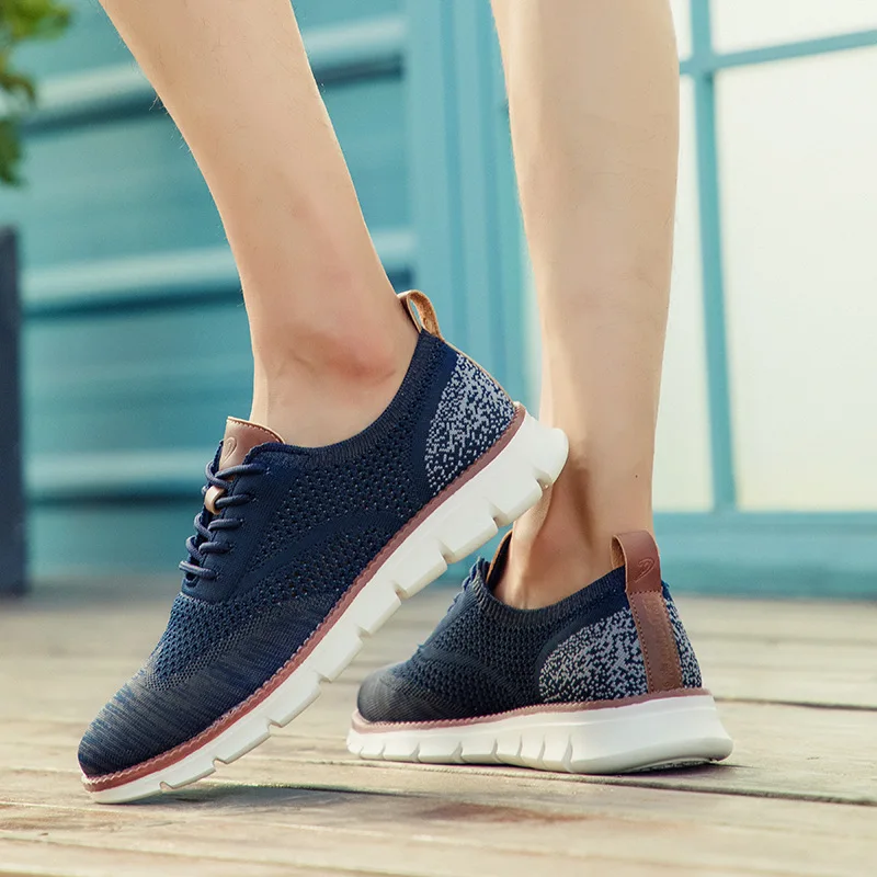 Arden Leather Knit Sneakers - Image 5