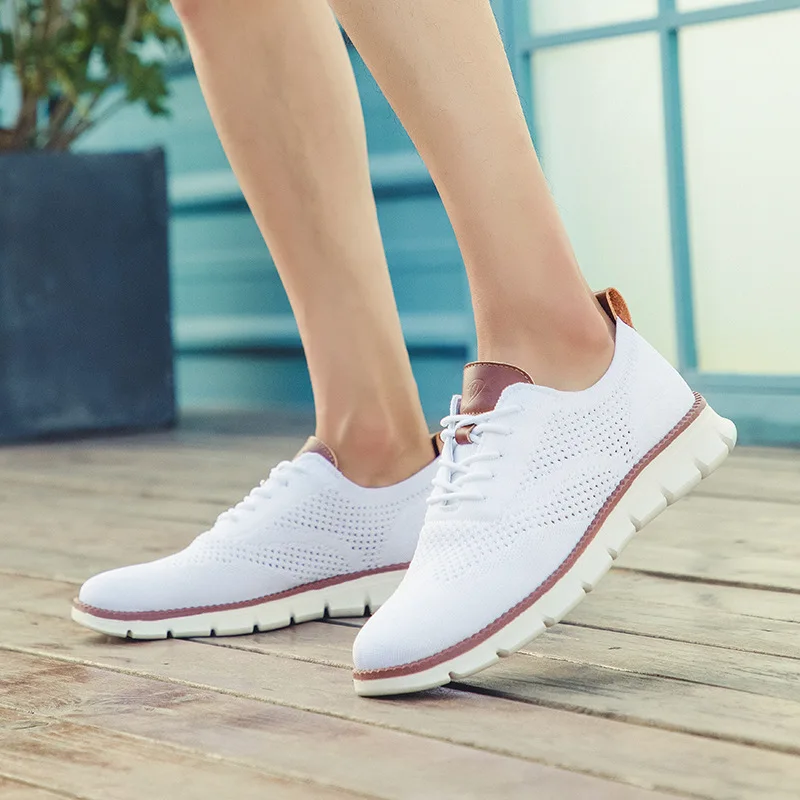 Arden Leather Knit Sneakers - Image 6