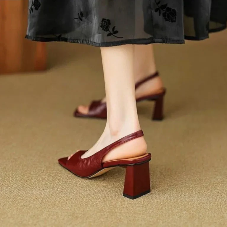 Averra Leather Heels - Image 4