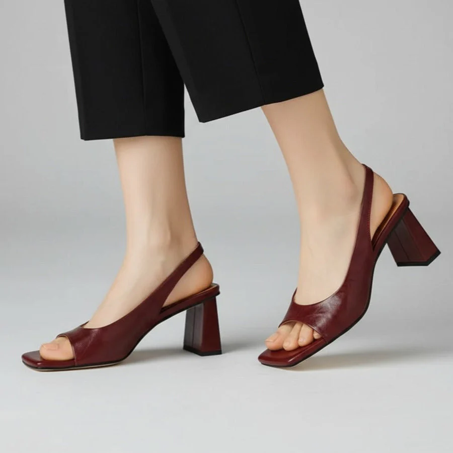 Averra Leather Heels - Image 9