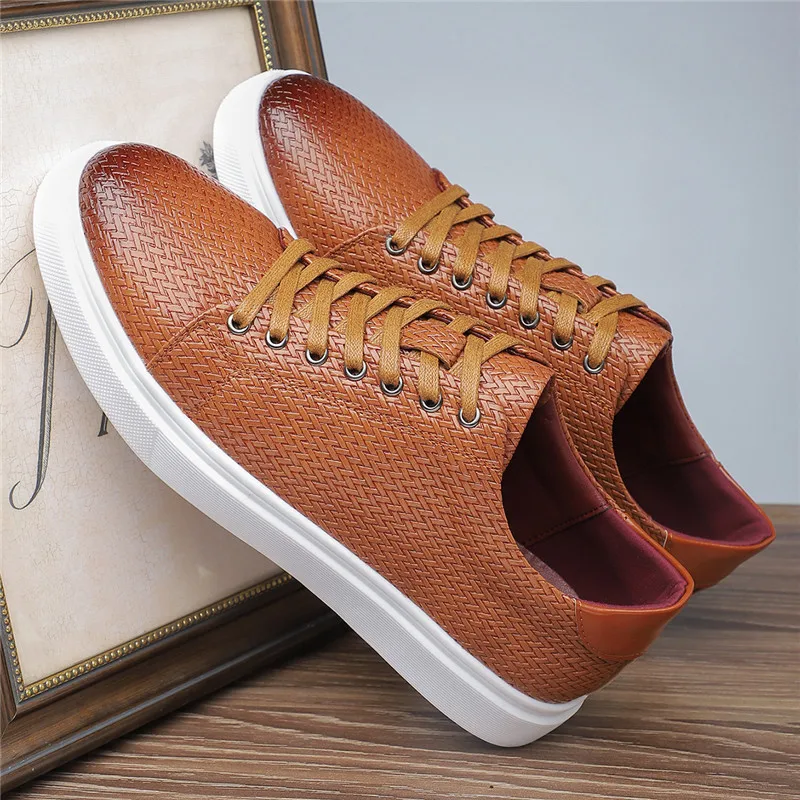 Beaumont Leather Weave Sneakers - Image 5
