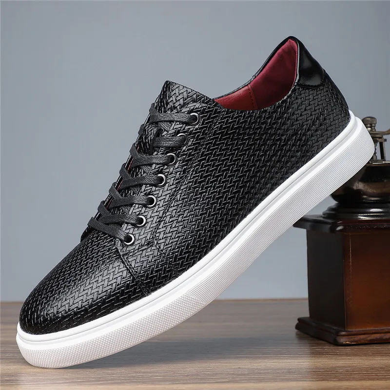 Beaumont Leather Weave Sneakers - Image 8