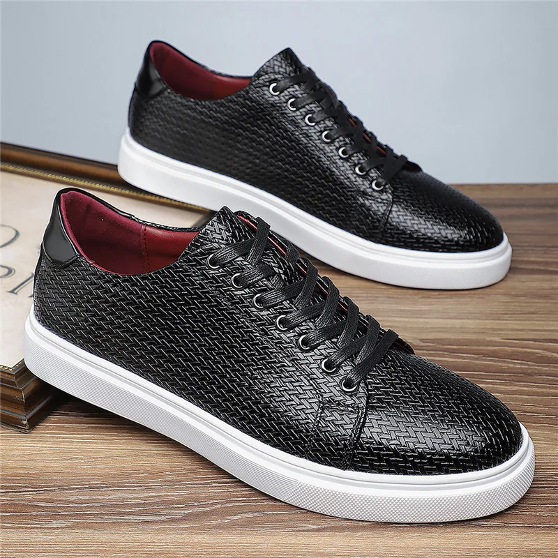 Beaumont Leather Weave Sneakers - Image 9