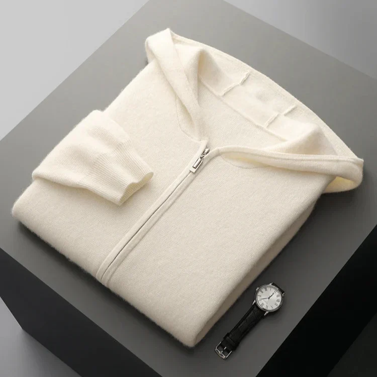 Caruso Cashmere Zip Hoodie - Image 11