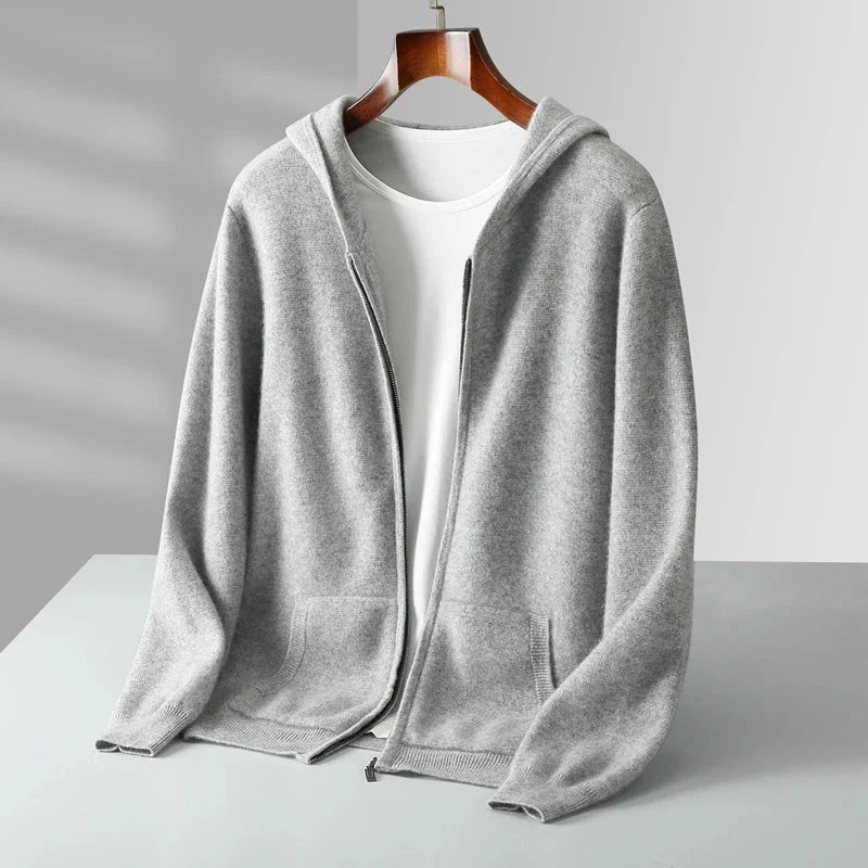 Caruso Cashmere Zip Hoodie - Image 5