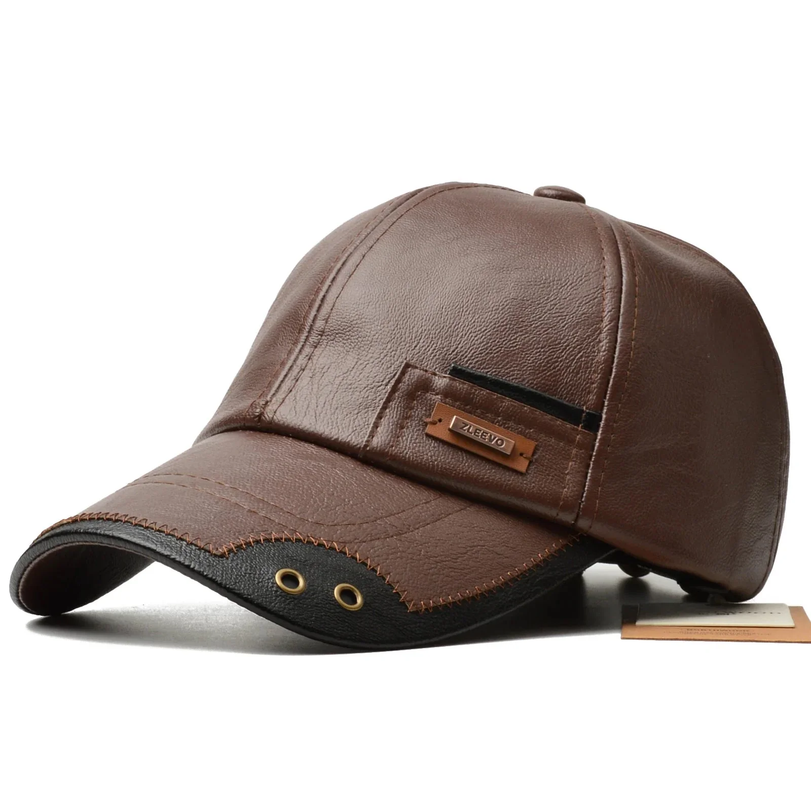 Mavric Leather Cap - Image 3