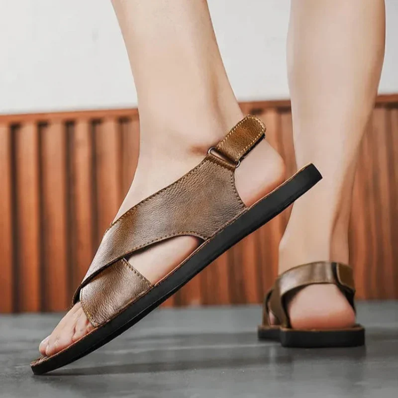 Monaco Genuine Leather Sandals - Image 3