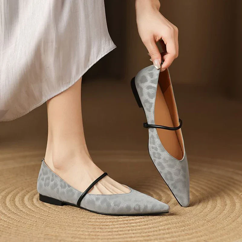 Sahara Leather Flats - Image 4