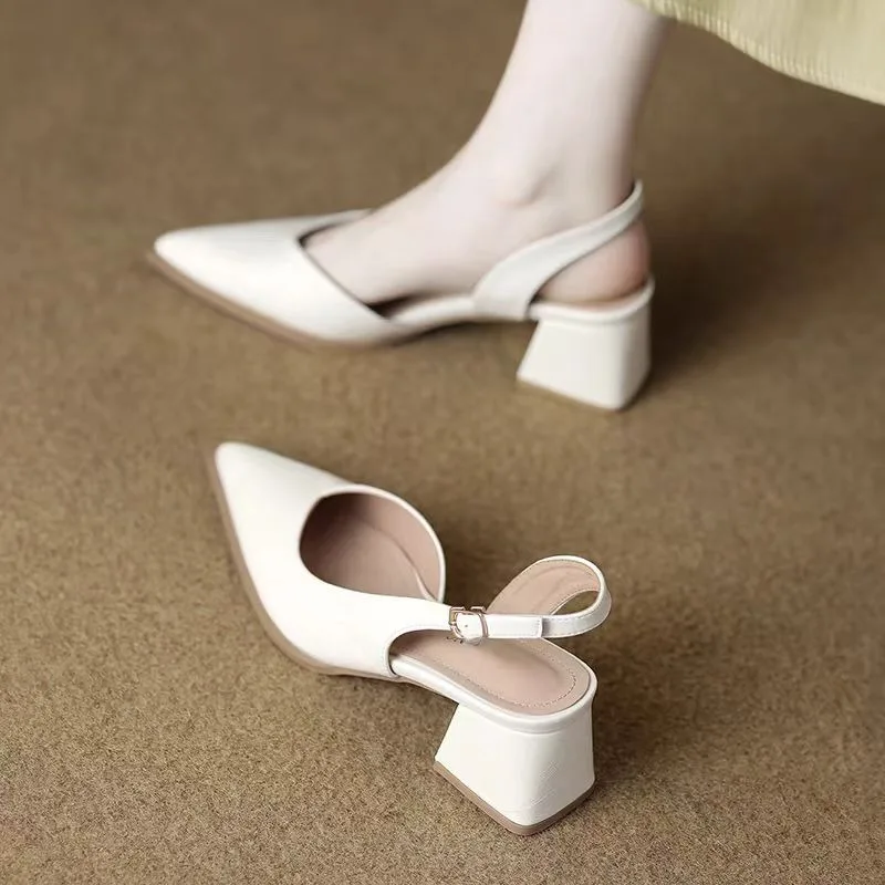 Serra Leather Heels - Image 7