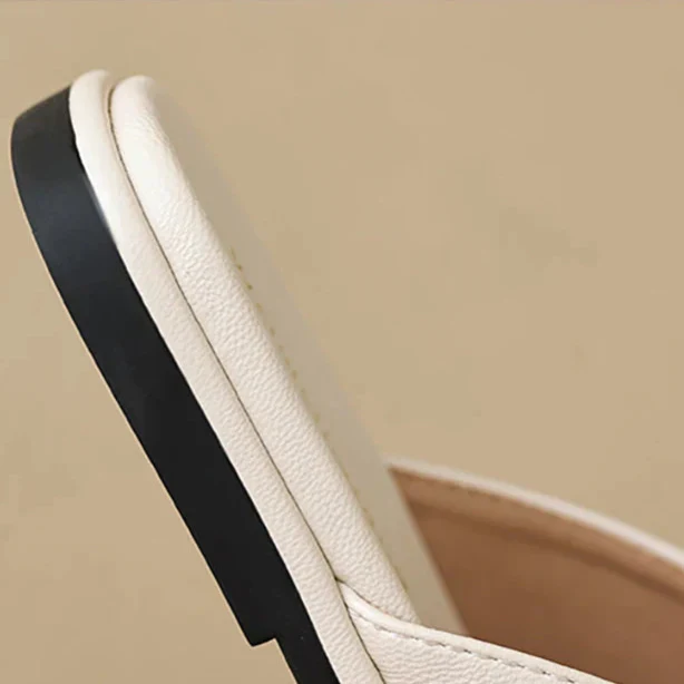 Sora Leather Sandals - Image 5