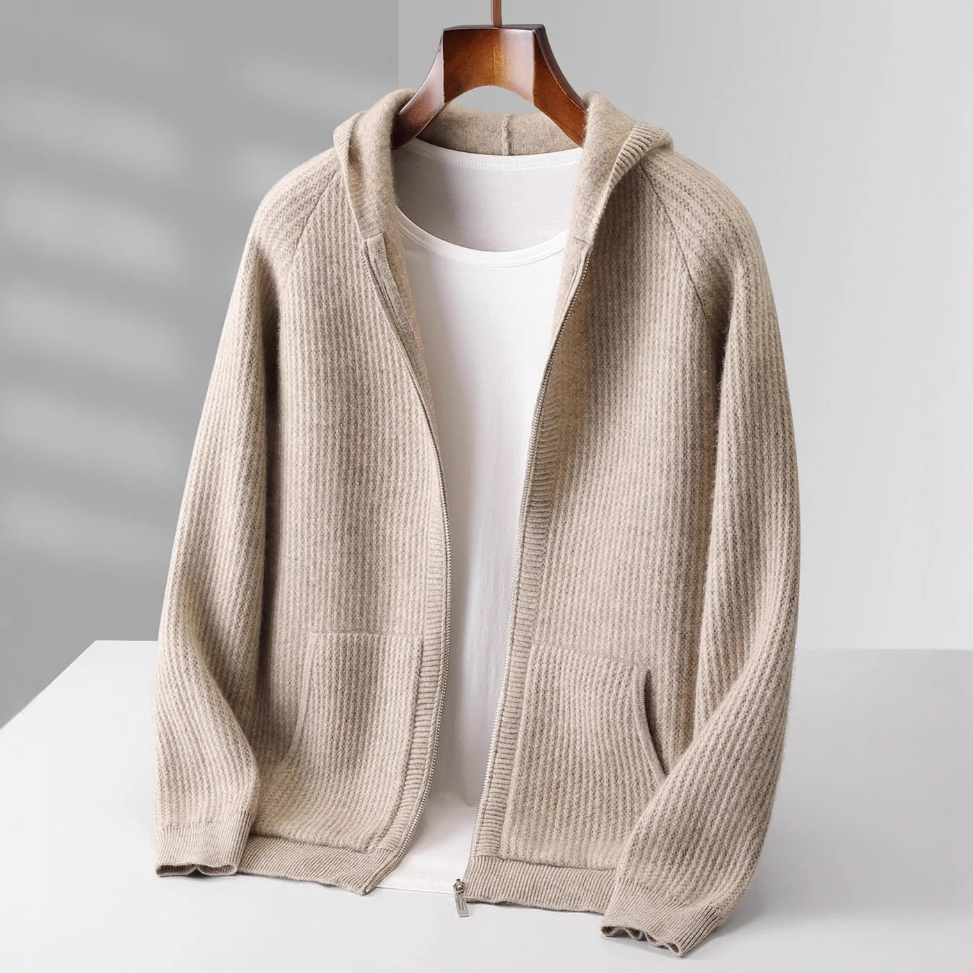 Sorrento Cashmere Zip Hoodie - Image 10